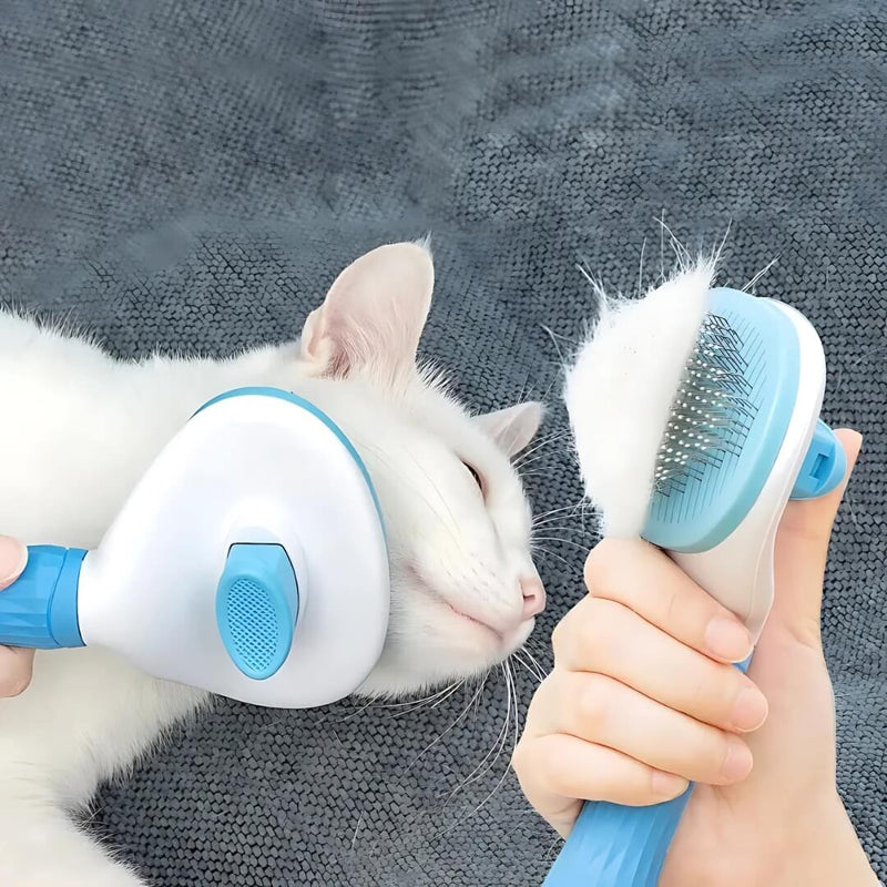 Escova Removedora de Pelos para Pets - Ideal para Cães e Gatos