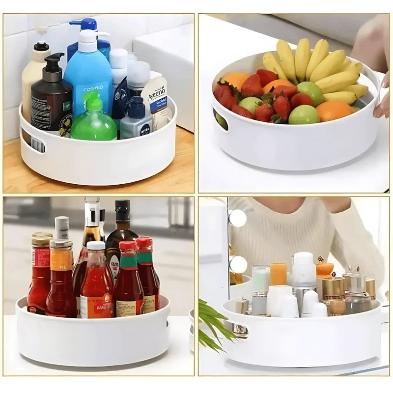 Organizador Multiuso 360º - Ideal para Temperos, Cosméticos, Geladeira, Banheiro, etc.