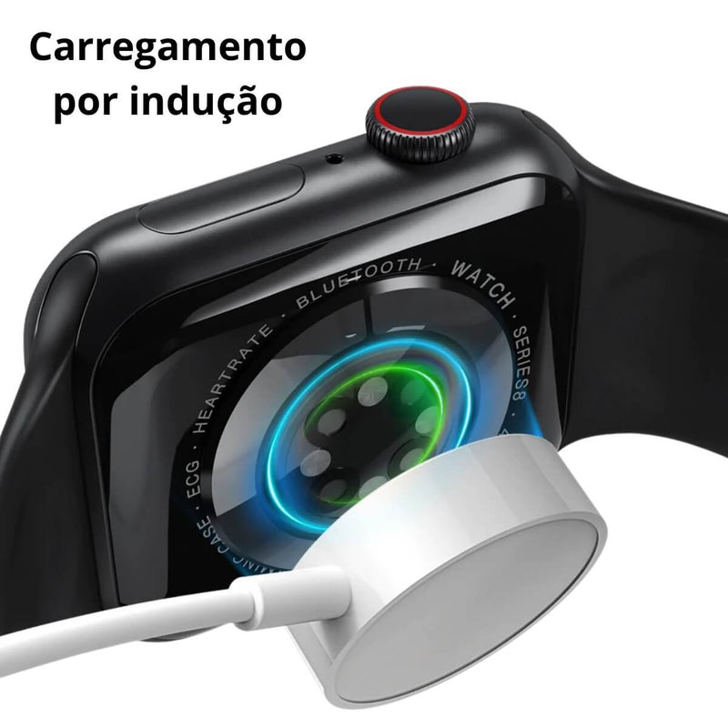 Smartwatch Série 10 Pro – Chat GPT Integrado e Pulseira Extra