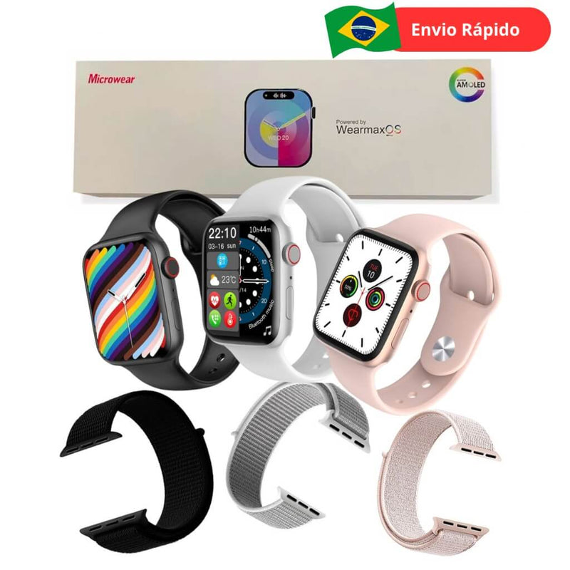 Smartwatch Série 10 Pro – Chat GPT Integrado e Pulseira Extra